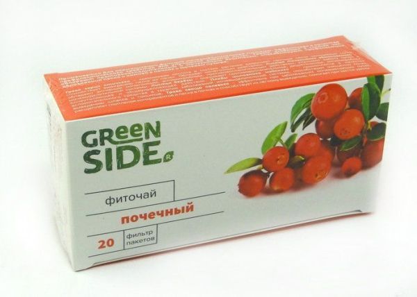 Почечный фиточай серии green side фильтр-пакетики по 2,0 г №20 фотография
