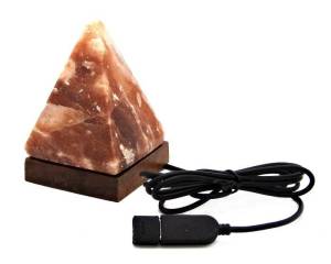 Лампа солевая Пирамида USB Wonder Life c led лампой