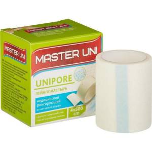 Лейкопластырь Master Uni Unipore 4*500 нетканая основа