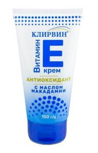Клирвин антиоксидантный крем с витамином E и маслом макадамии 150г 