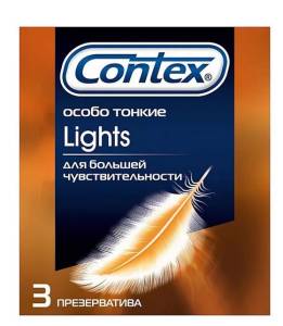 Презерватив contex №3 (lights) особо тонкие