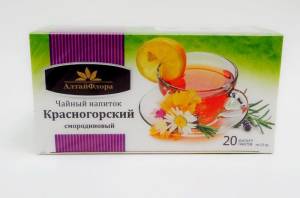 Чайный напиток Красногорский смородиновый 20 пакетиков